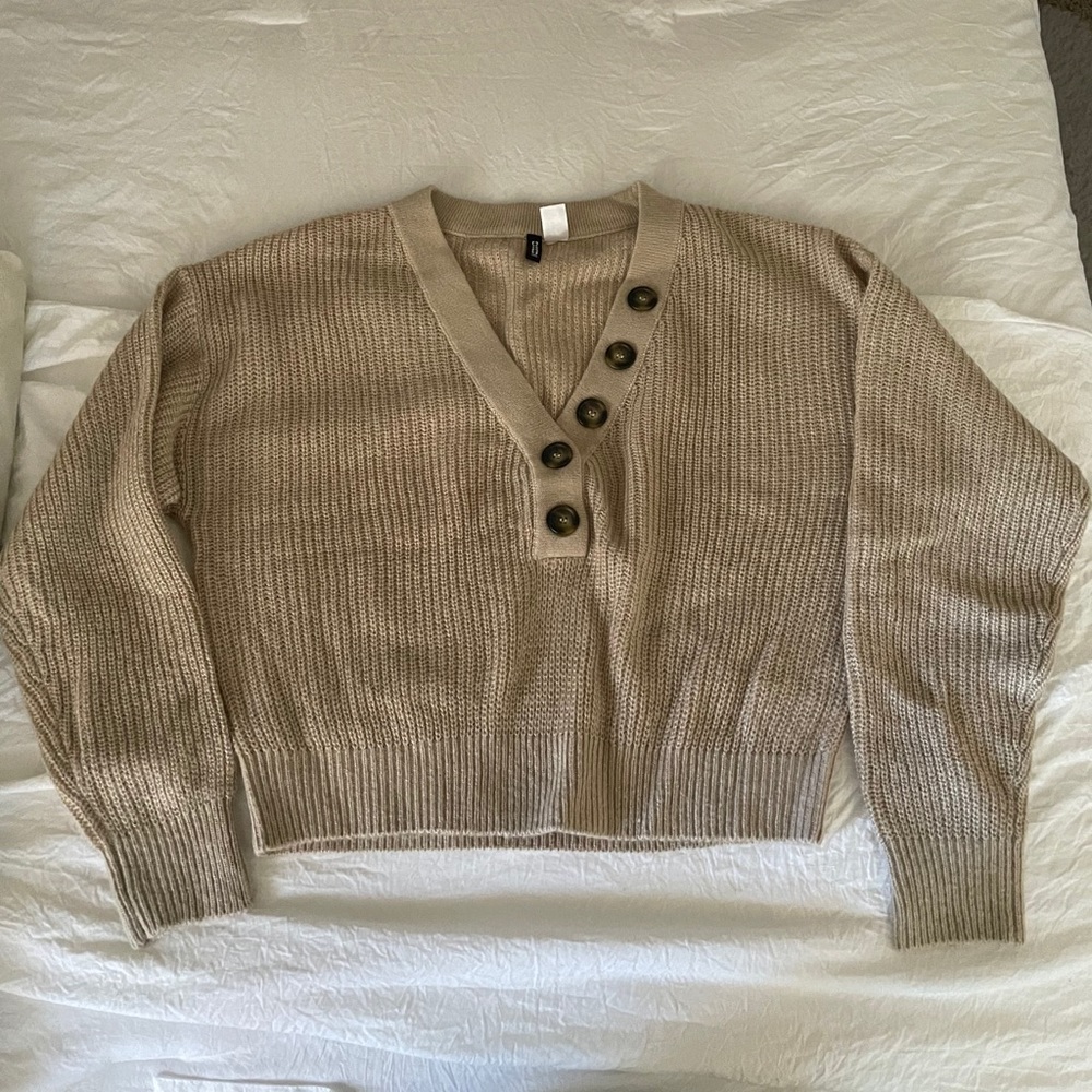 Button up sweater